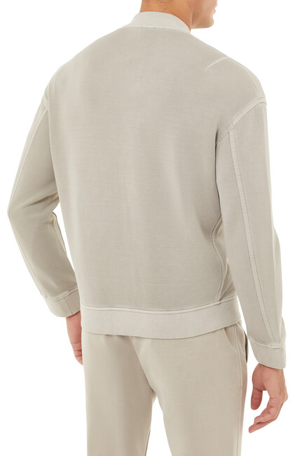 Double-Jersey Full-Zip Sweatshirt